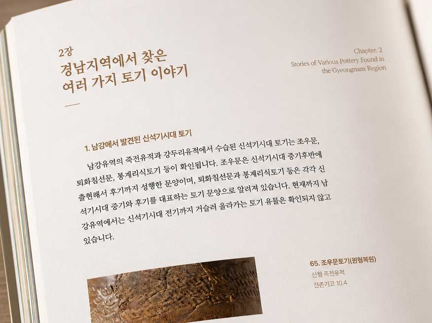 경상국립대학교박물관 돌과 흙에 깃든 사람살이 도록